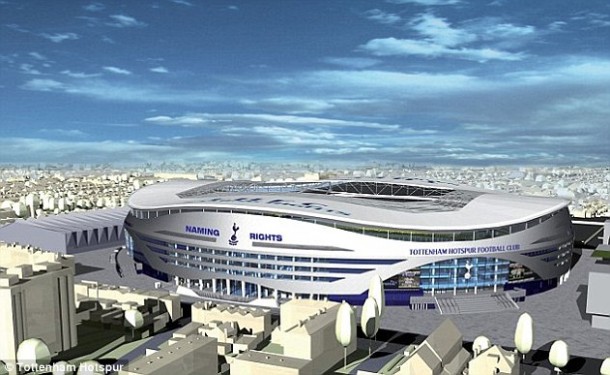 Tottenham, nuovo stadio nel 2018