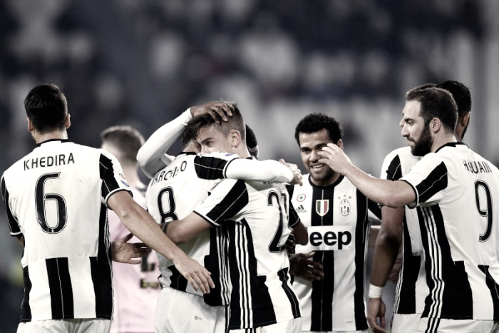 Serie A: la Juve stende il Palermo. Segnano Marchisio, due volte Dybala e Higuain (4-1)