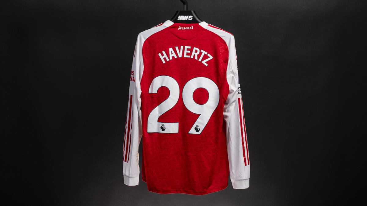 Kai Havertz match-worn shirts sells for five-figure sum as Arsenal