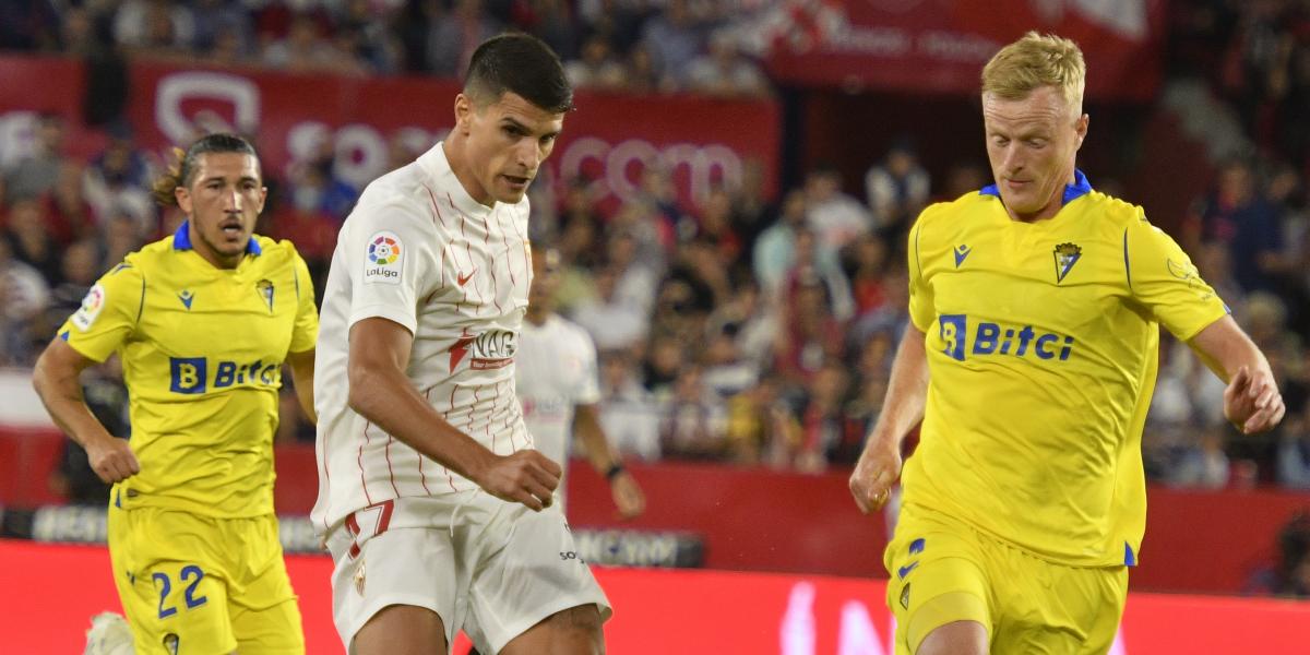 Posiciones de cádiz club de fútbol contra sevilla fc