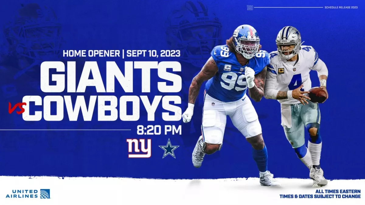 Dallas Cowboys aplastan a New York Giants en el primer Sunday Night del 2023