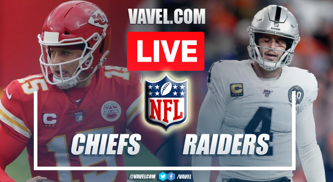 Kansas City Chiefs vs. Las Vegas Raiders live scoring updates