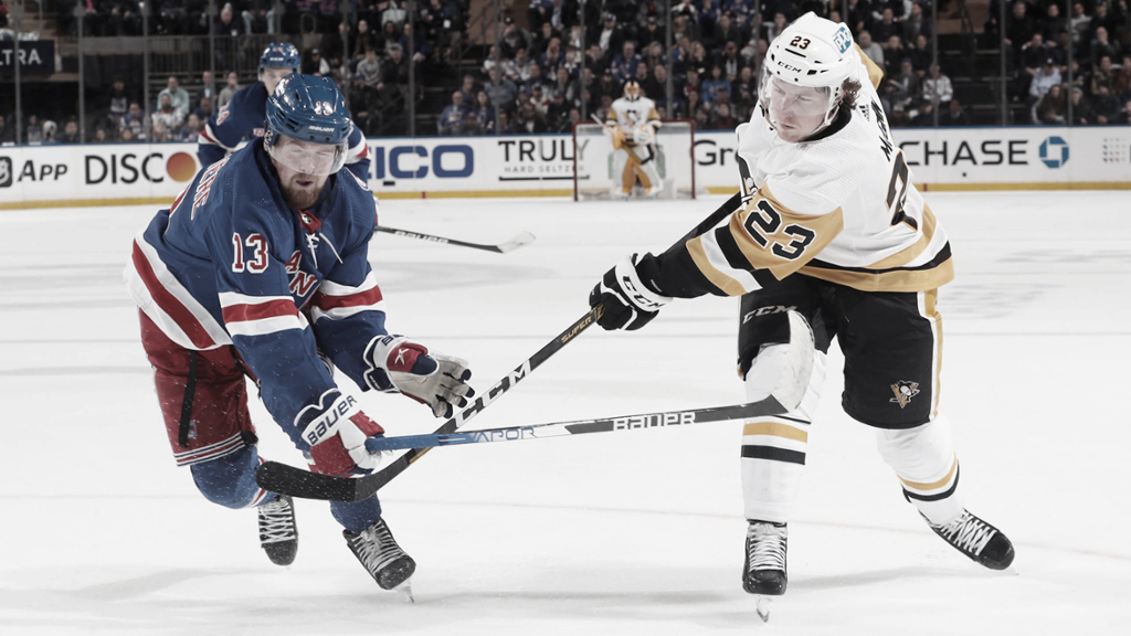 Pittsburgh Penguins defeat New York Rangers in triple OT with a 4-3 win in  Game 1 of the Eastern Conference playoff series