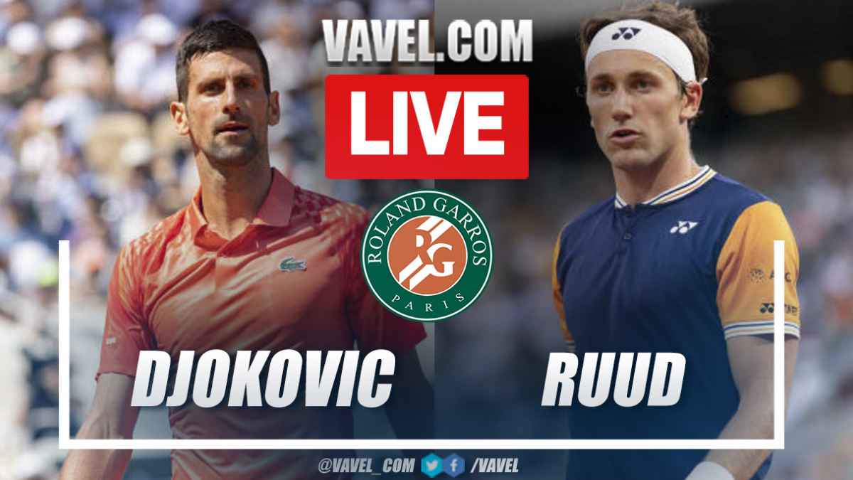 Highlights and points of Djokovic 3-0 Ruud at Roland Garros Final 06/14/2023