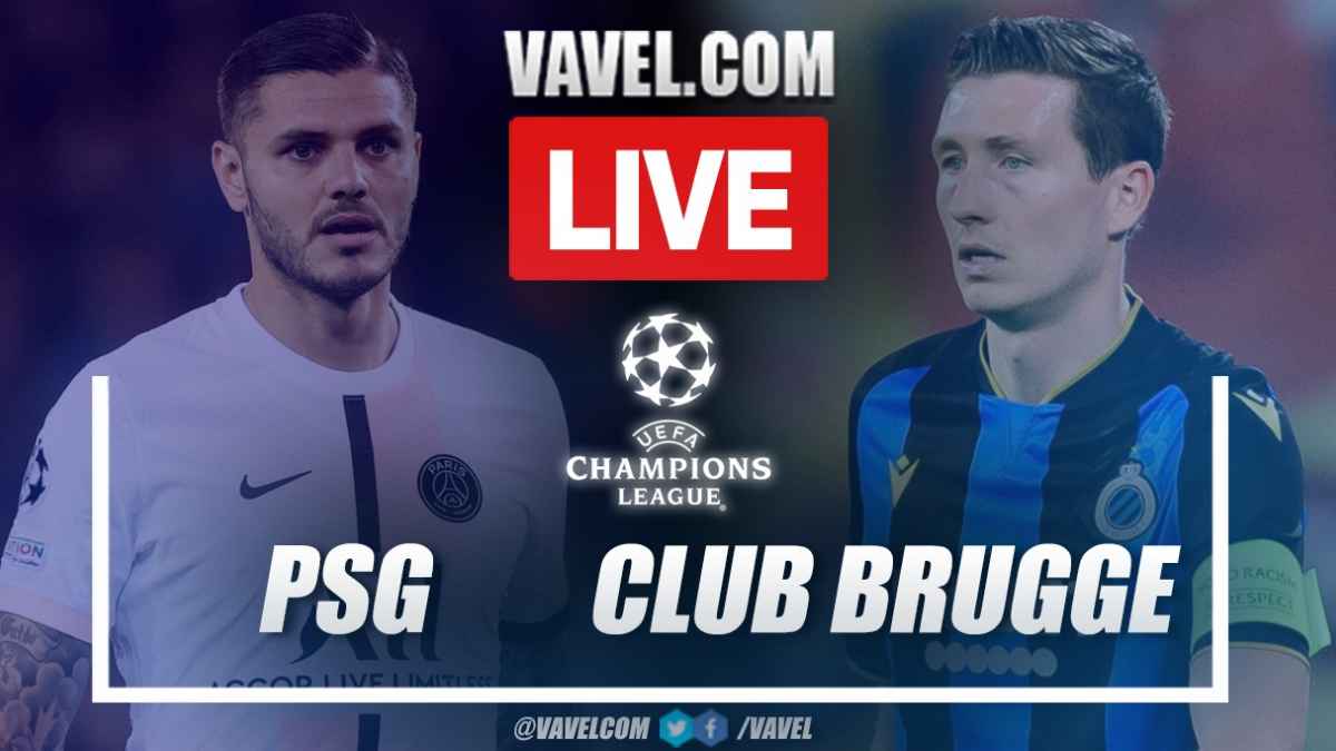CLUB BRUJAS VS PSG, UEFA CHAMPIONS LEAGUE