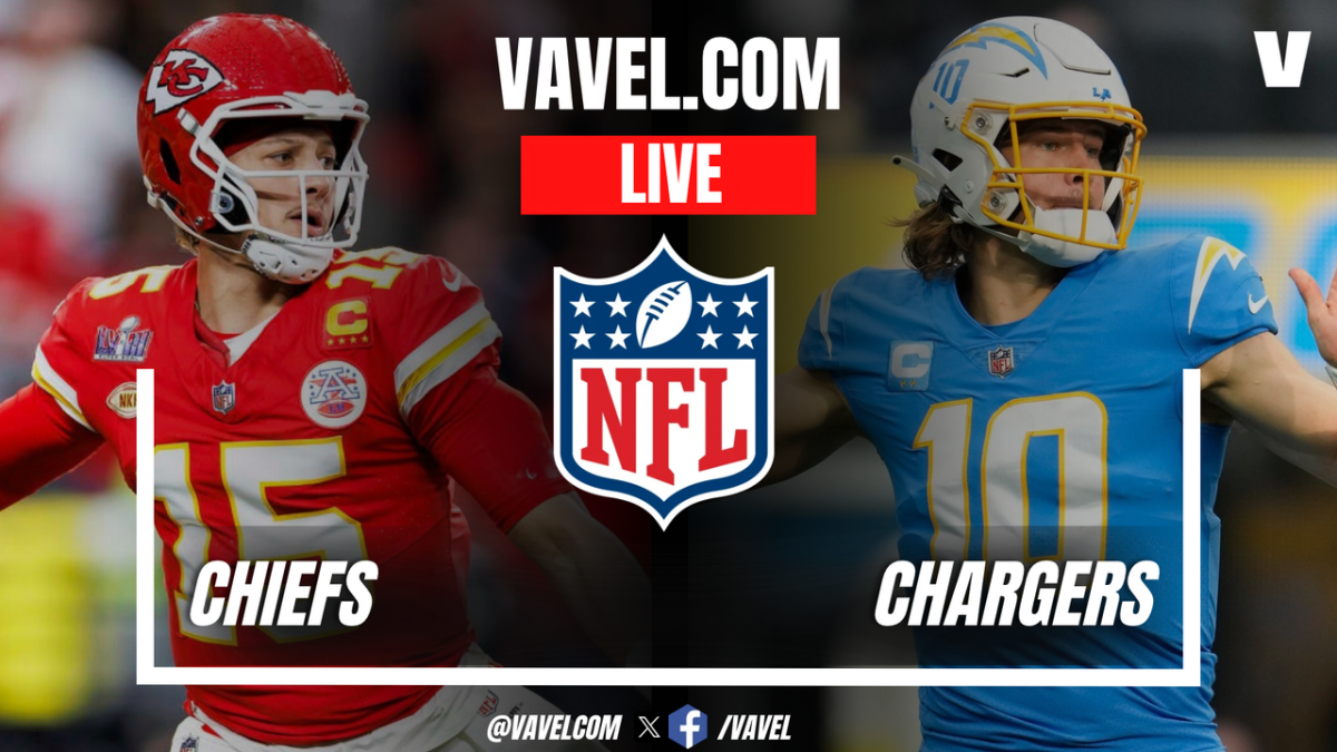 Kansas City Chiefs vs Los Angeles Chargers LIVE Score Updates in NFL Game