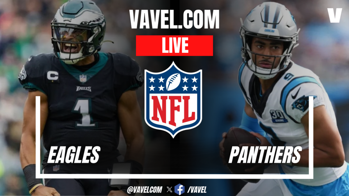 Philadelphia Eagles vs Carolina Panthers LIVE Score Updates in NFL Game