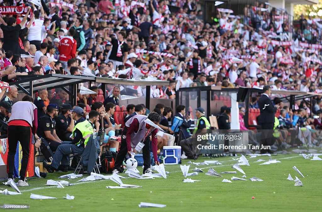Rayo Vallecano fans force suspension of match against Athletic Club ...