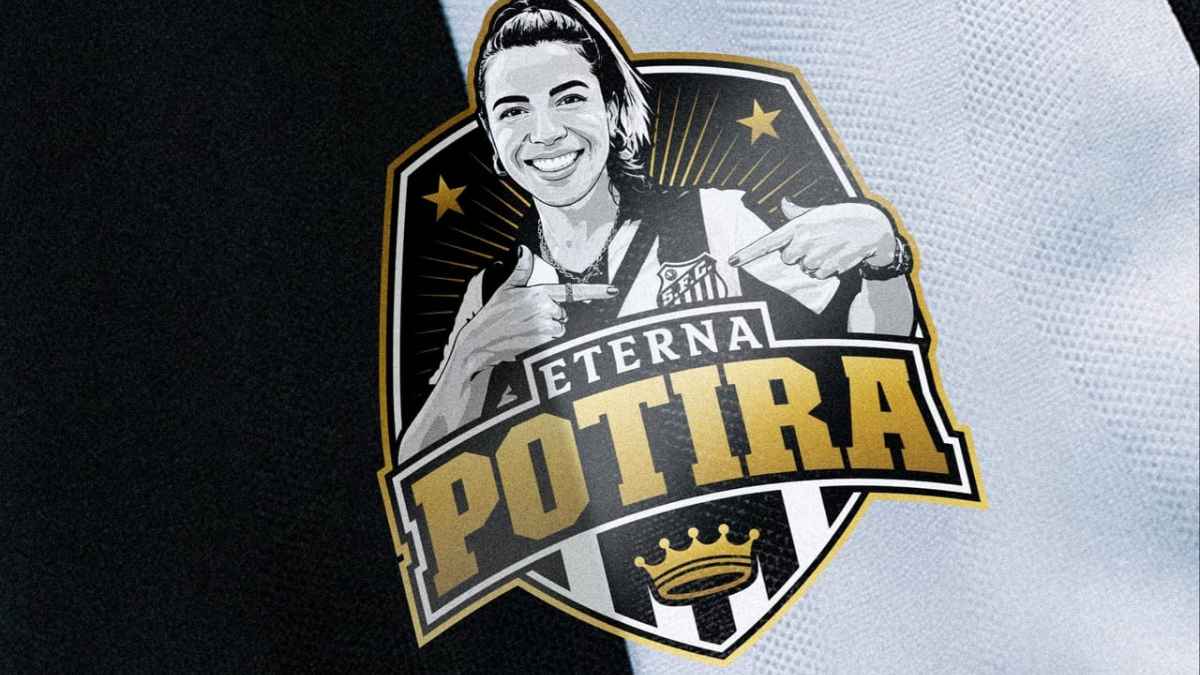 Santos homenageia torcedora Naty Potira com patch no clássico contra o São Paulo