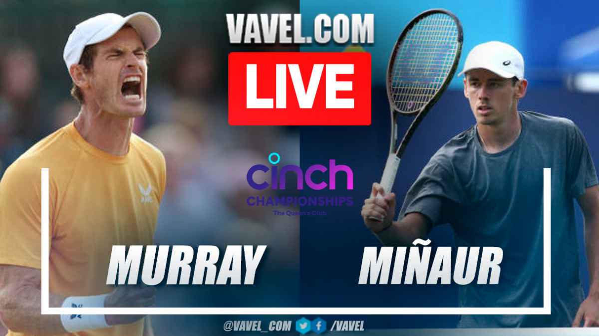 Highlights and points of Andy Murray vs Alex Miñaur at ATP Queens 2023 06/20/2023