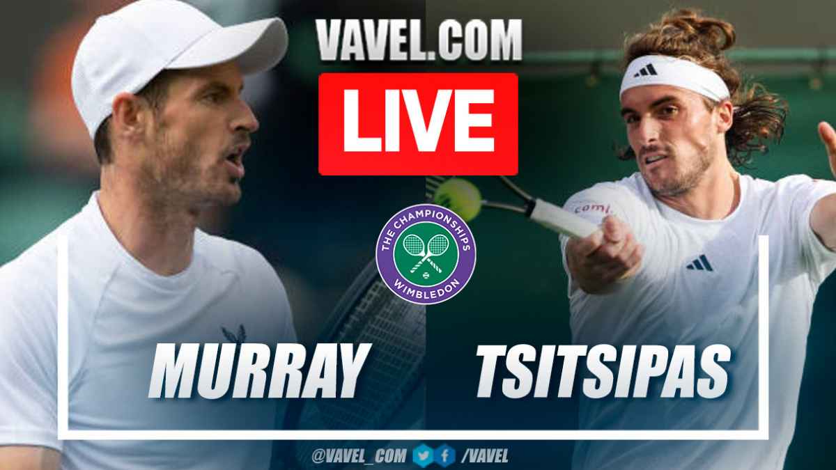 Highlights and points of Murray 2-3 Tsitsipas at Wimbledon 2023 07/07/2023