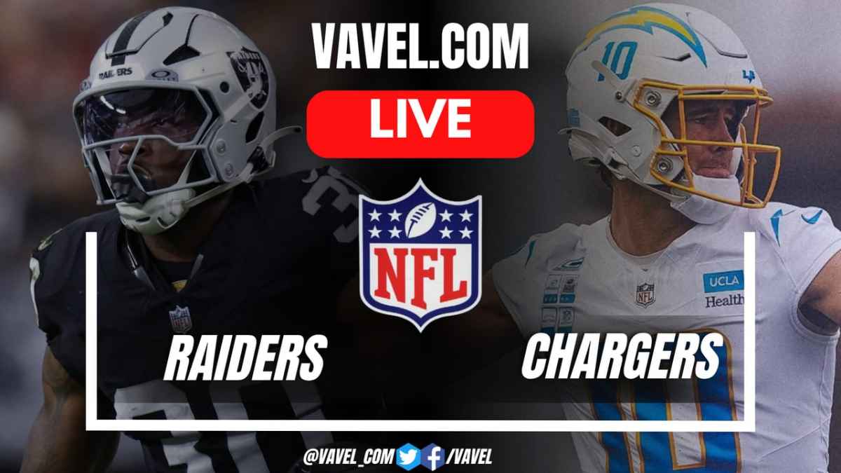 Las Vegas Raiders vs Los Angeles Chargers LIVE Score Updates in NFL Game