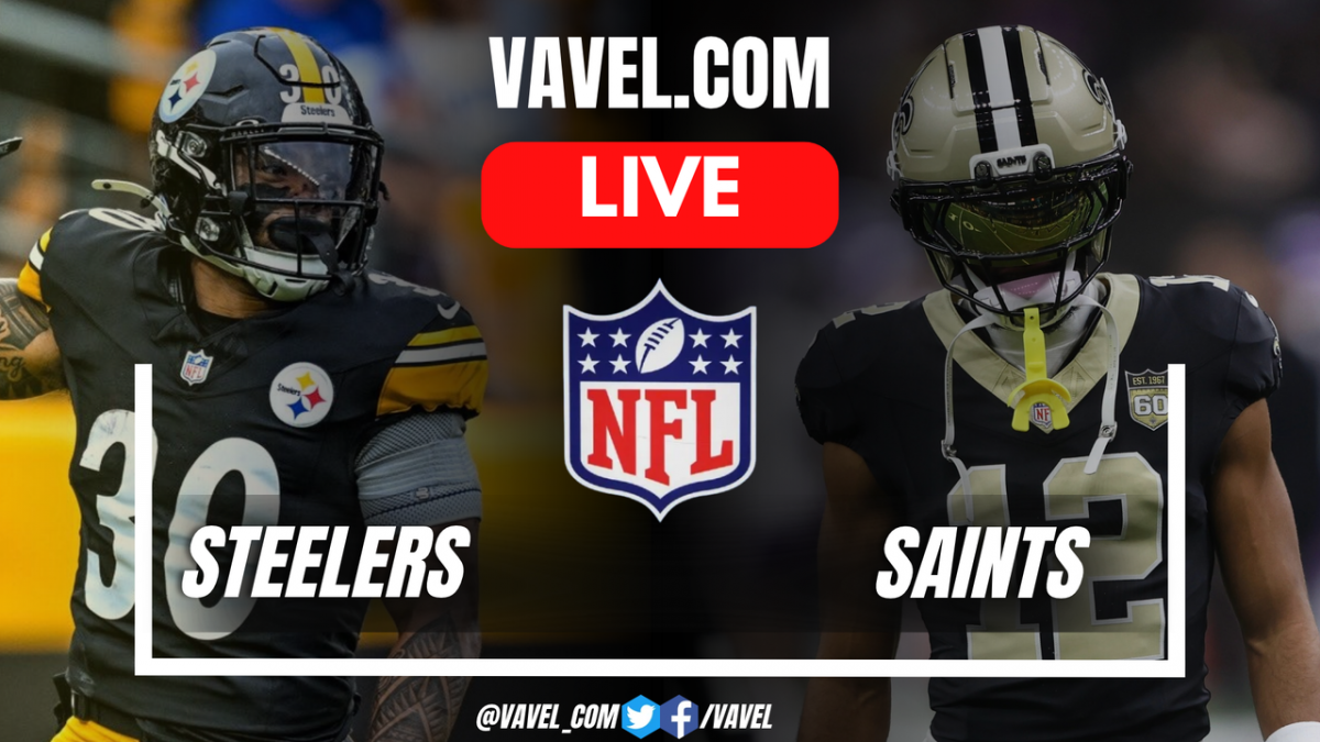 Pittsburgh Steelers vs New Orleans Saints LIVE Score Updates in NFL Game
