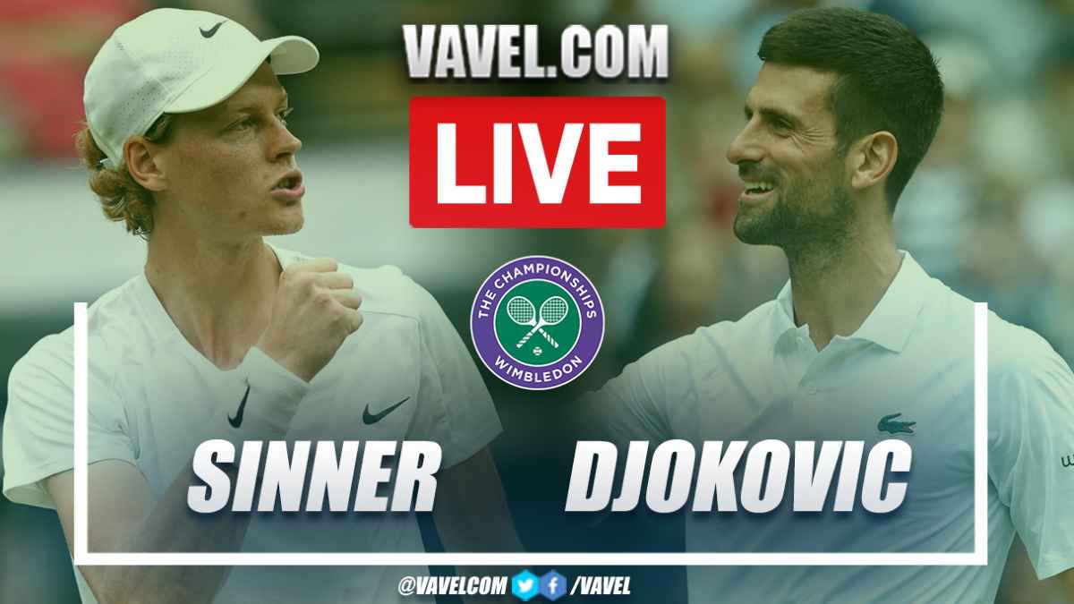 Highlights and points Sinner 0-3 Djokovic in Wimbledon 2023 07/14/2023