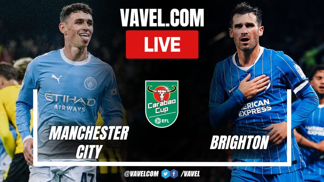 Image accompanying Manchester City vs Brighton LIVE Score Updates in EFL Carabao Cup Match, from VAVEL.com