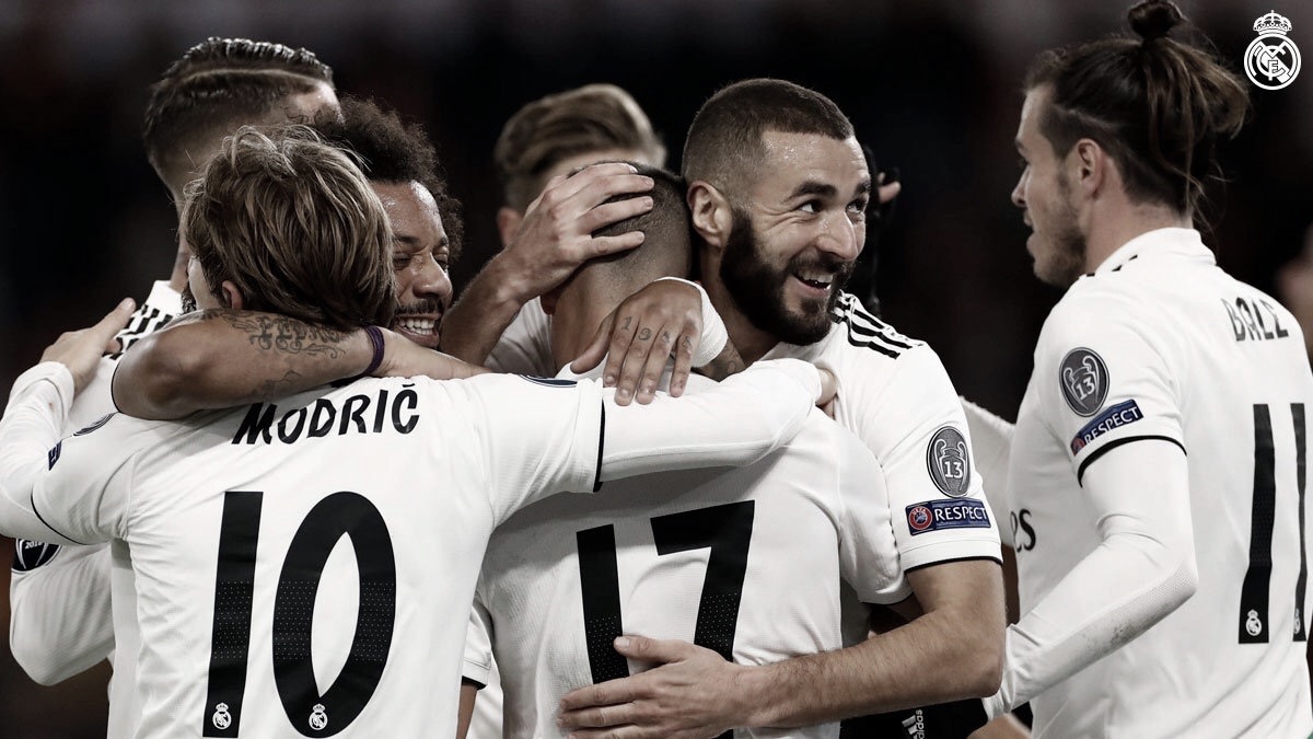 Real Madrid vence Roma fora de casa e assume liderança do Grupo G