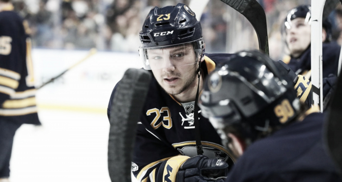 Finally is what the Sabres and their fans are saying as the Reinhart holdout ends (James P. McCoy/Buffalo News)