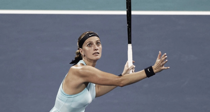 Kvitova atropela Konta e avança em Miami