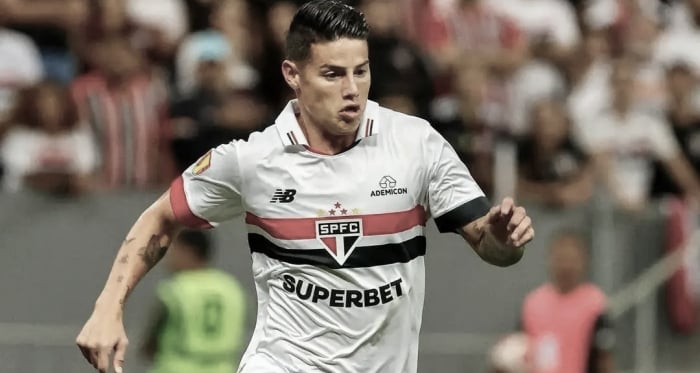 São Paulo e James Rodríguez negociam rescisão de contrato 