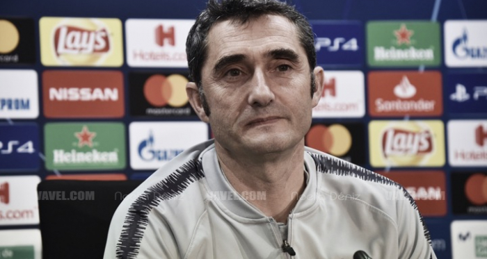 Ernesto Valverde en una rueda de prensa | Foto de Noelia Déniz, VAVEL