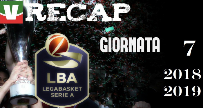 Legabasket, risultati e tabellini della settima giornata