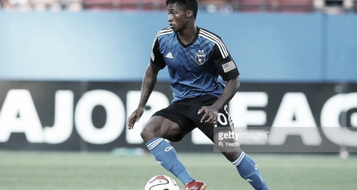 Yannick Djaló ao serviço do San Jose Earthquakes, em 2014.