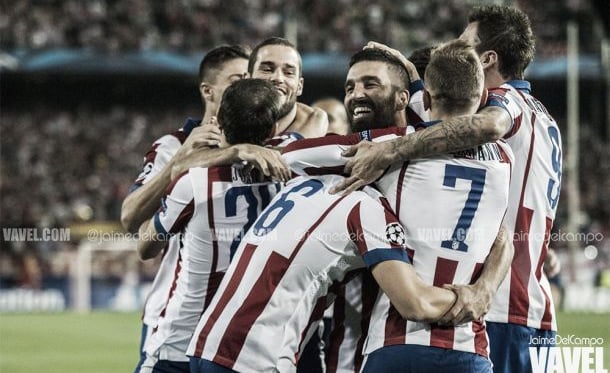 El Atlético vence en una noche de estrenos