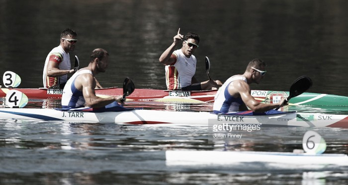 Dupla portuguesa já está na final Olímpica de K2 100m.