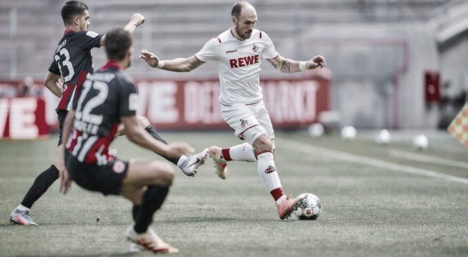 Colônia empata com Frankfurt e segue sem vencer desde o retorno da Bundesliga