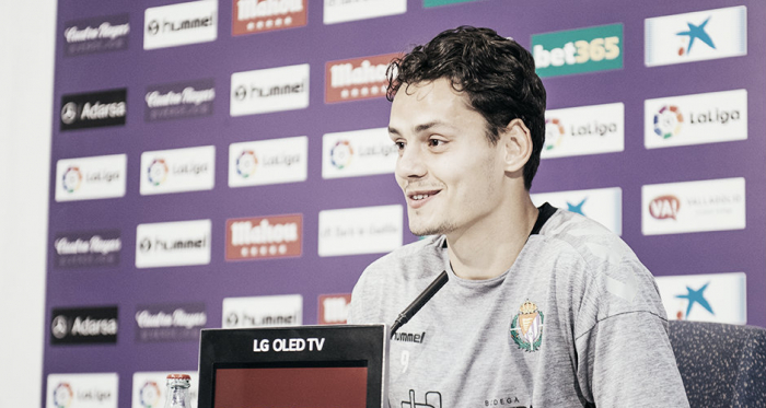 Enes Ünal en rueda de prensa | Real Valladolid 