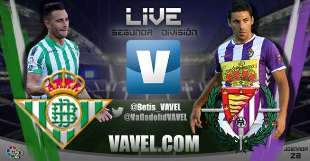 Resultado Real Betis - Real Valladolid en la Liga Adelante 2015 (4-0)