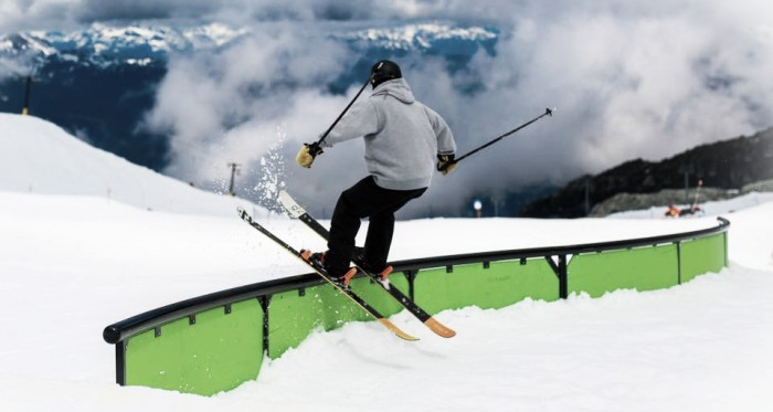Momentum Ski Camps brand new S-rail | Photo: Momentum Ski Camps Facebook