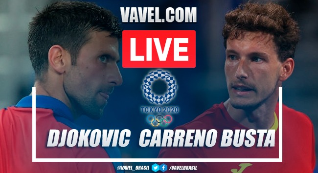 Melhores momentos de Djokovic x Carreño Busta na disputa pelo bronze nas Olimpíadas Tóquio 2020 (1-2)
