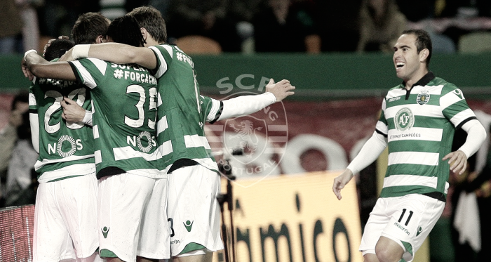 Sporting a 2 pontos do líder em noite de homenagem à Chapecoense: leões batem Vitória (2-0)