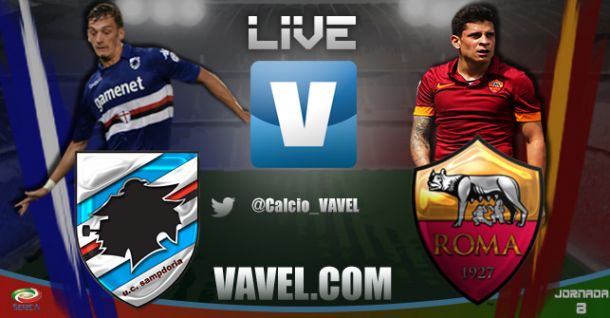 Resultado Sampdoria - Roma en la jornada 8 de la Serie A 2014/15 (0-0)