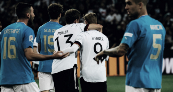 Alemanha repete resultado histórico, supera freguesia e goleia Itália na Nations League 