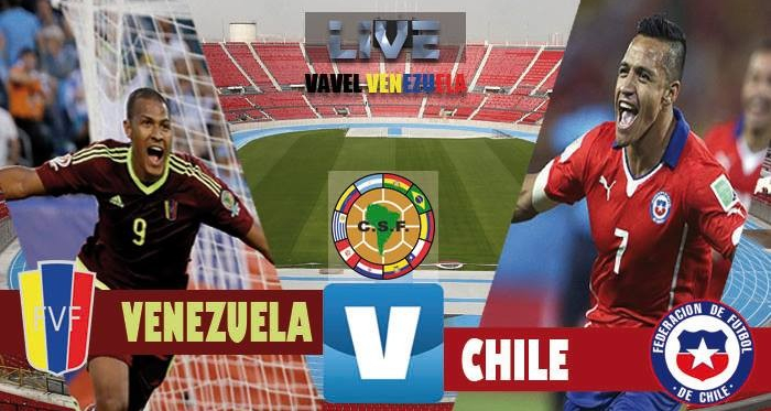 Resultado Chile vs Venezuela por Eliminatorias Mundial 2018 (3-1)