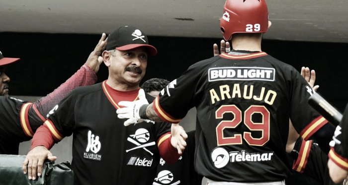 Araujo pegó dos Home Runs en la tarde | Foto: Cortesía Diablos Rojos del México