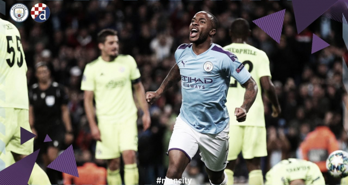 Sterling brilha e garante vitória do City sobre o Dinamo Zagreb pela Liga dos Campeões