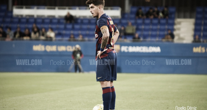 Monchu Rodríguez ante el Fútbol Club Andorra en la jornada 12 de la competición | Foto de Noelia Déniz, VAVEL