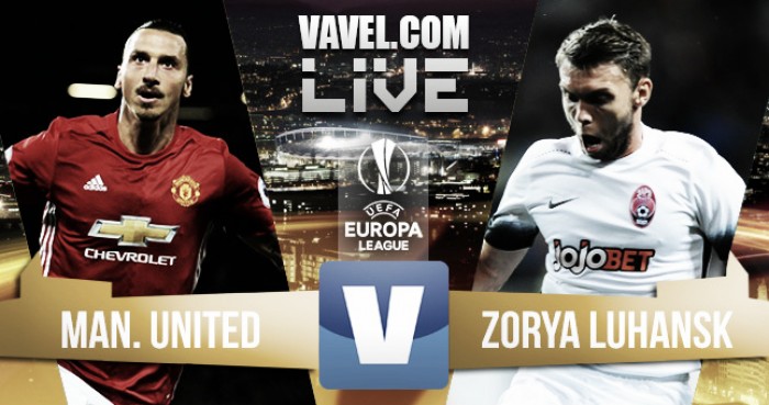 Partido Manchester United vs Zorya Luhansk en la Europa League 2016