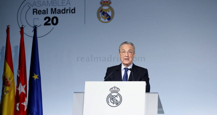 Florentino Pérez: "La reforma del fútbol no puede esperar y debemos afrontarla cuanto antes"