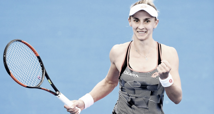 Tsurenko con el puño apretado | Foto: WTA