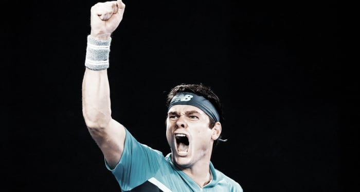 Raonic gana un encuentro maratoniano