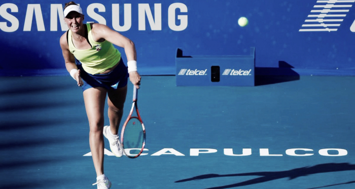 Haddad Maia post servicio | Foto: WTA International de Acapulco