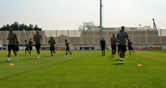Una foto da un allenamento recente della Juventus. | @JuventusFC, Twitter.