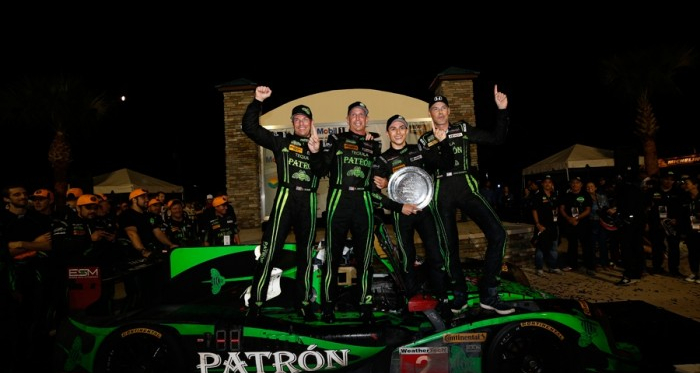 The Sebring-winning Tequila Patrón ESM crew | Photo: IMSA