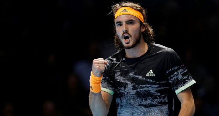 Tsitsipas is fired up after his big win/Photo: Reuters