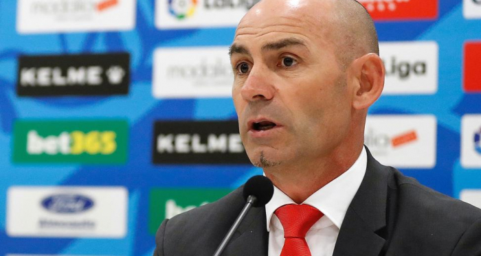 Paco Jémez en un rueda de prensa en Vallecas | Fotografía: Rayo Vallecano