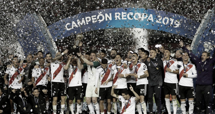 Como en el 2015 y el 2016, River vuelve a quedarse con la Recopa Sudamericana. FOTO: Web